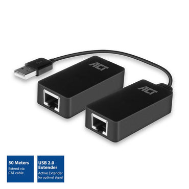 ACT AC6063 USB-extender set | Over UTP | Tot 50 meter - Matmuis - Matmuis