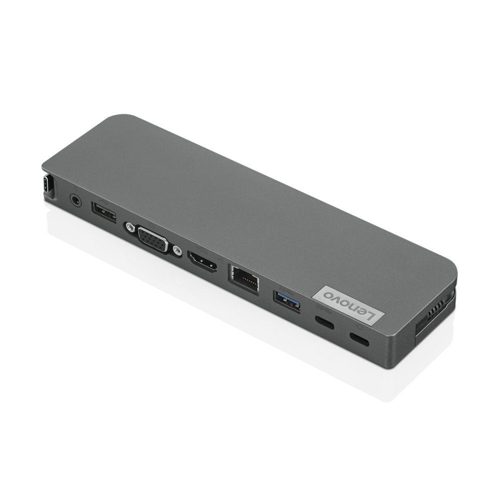 Lenovo USB-C Mini Dock | Bedraad | USB-C 3.2 Gen 1 | Grijs - Matmuis - Matmuis