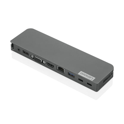 Lenovo USB-C Mini Dock | Bedraad | USB-C 3.2 Gen 1 | Grijs - Matmuis - Matmuis