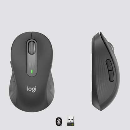 Logitech Signature M650 for Business | Draadloze Muis | Rechtshandig | RF + Bluetooth | 4000 DPI | Grafiet - Matmuis - Matmuis