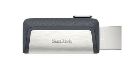 SanDisk Ultra Dual Drive USB Type-C | 128GB USB Flash Drive | USB Type-A / USB Type-C 3.2 Gen 1 (3.1 Gen 1) | Zwart, Zilver