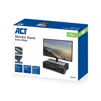 ACT AC8215 | Monitor Standaard | Tot 32" | Max 10kg | 1 Monitor - Matmuis - Matmuis