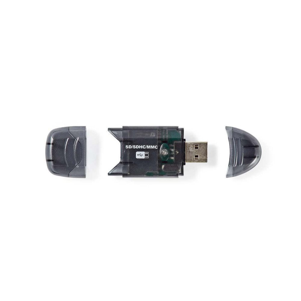 Nedis CRDRU2100BK | Geheugenkaartlezer | USB 2.0 | Zwart - Matmuis