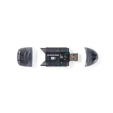 Nedis CRDRU2100BK | Geheugenkaartlezer | USB 2.0 | Zwart - Matmuis