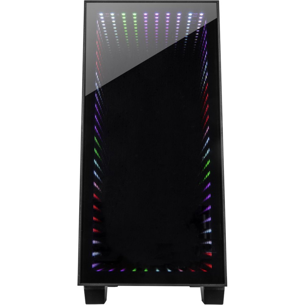 Inter-Tech X-608 Infinity | Micro Tower Behuizing | Zwart - Matmuis