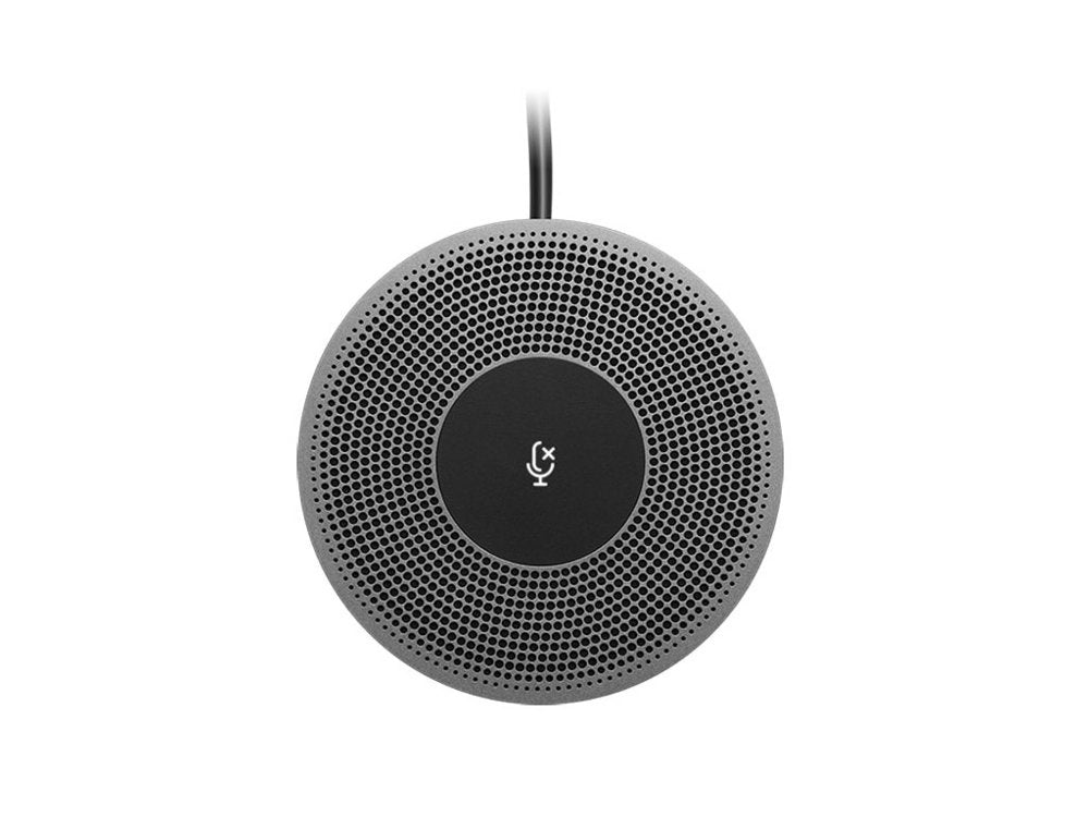 Logitech Expansion Mic for MeetUp | Uitbreidingsmicrofoon | Beamforming | Snoerlengte 6 m | Zwart/Grijs - Matmuis - Matmuis