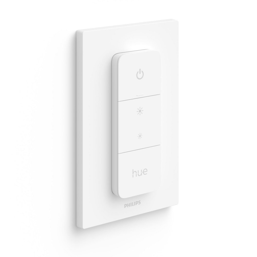 Philips Hue Dimmer Switch | Draadloze Lichtschakelaar | Eenvoudige Installatie | Compatibel met Philips Hue Bridge - Matmuis - Matmuis