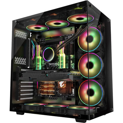 Inter-Tech C-701 Panorama | Full Tower Case | Zwart - Matmuis