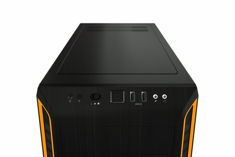 be quiet! Pure Base 600 Window | Midi Tower Case | Zwart/Oranje - Matmuis