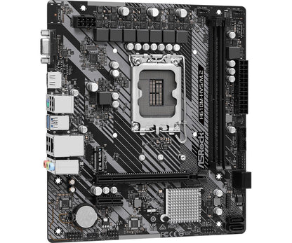 Asrock H610M-HVS/M.2 R2.0 | Socket LGA 1700 | Intel H610 | 4xDDR4 | Micro-ATX | Moederbord - Matmuis - Matmuis