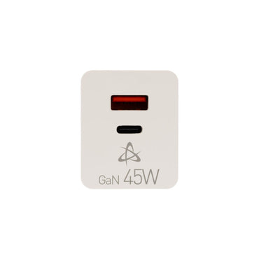 SBOX USB Oplader HC-45 | 45W | USB-A & USB-C (2 Poorten) | Wit