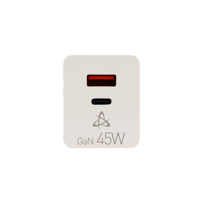 SBOX USB Oplader HC-45 | 45W | USB-A & USB-C (2 Poorten) | Wit