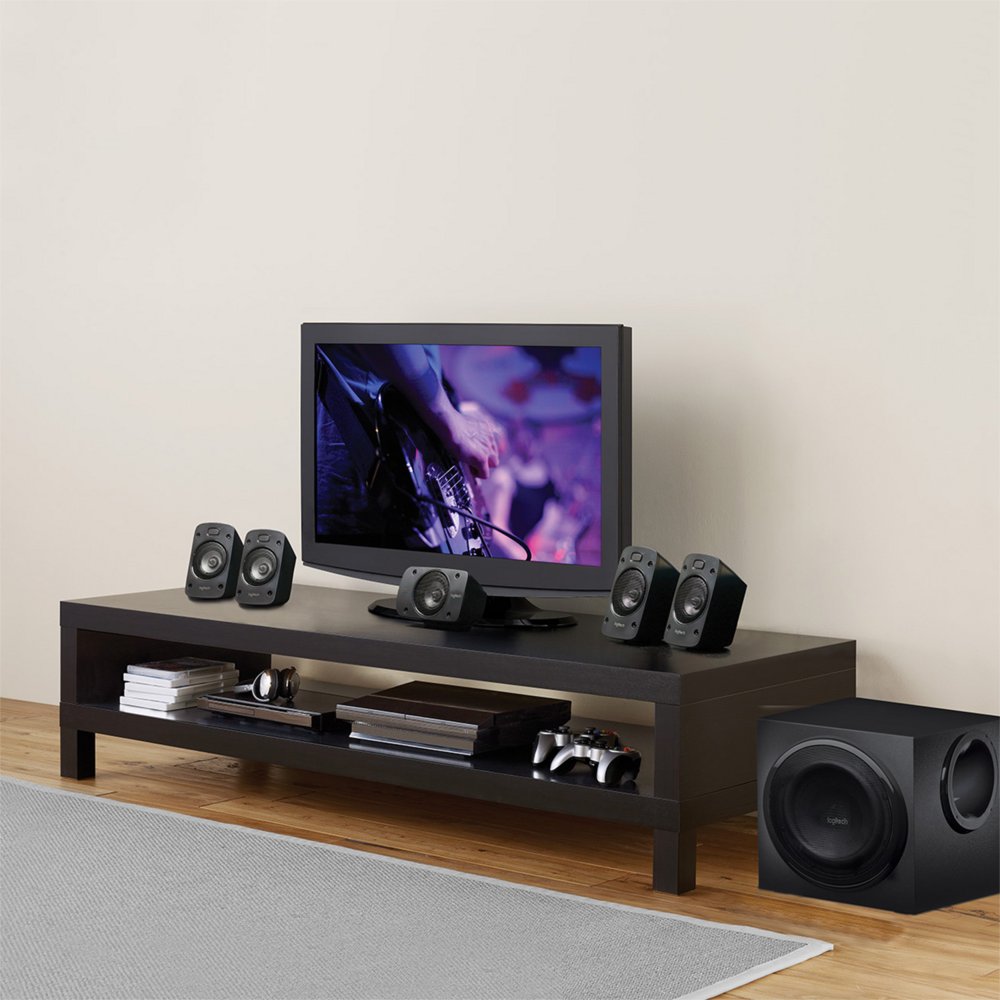 Logitech Z906 | 5.1 Surround Sound Speakerset | THX Gecertificeerd | 500W RMS | Digitale Decodering (Dolby Digital & DTS) - Matmuis