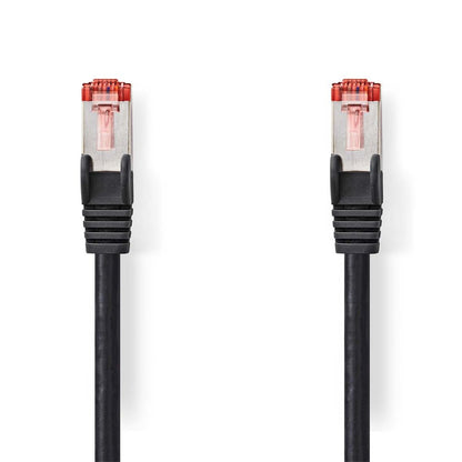 Nedis S/FTP Cat 6 Netwerkkabel | 1 m | Zwart - Matmuis - Matmuis