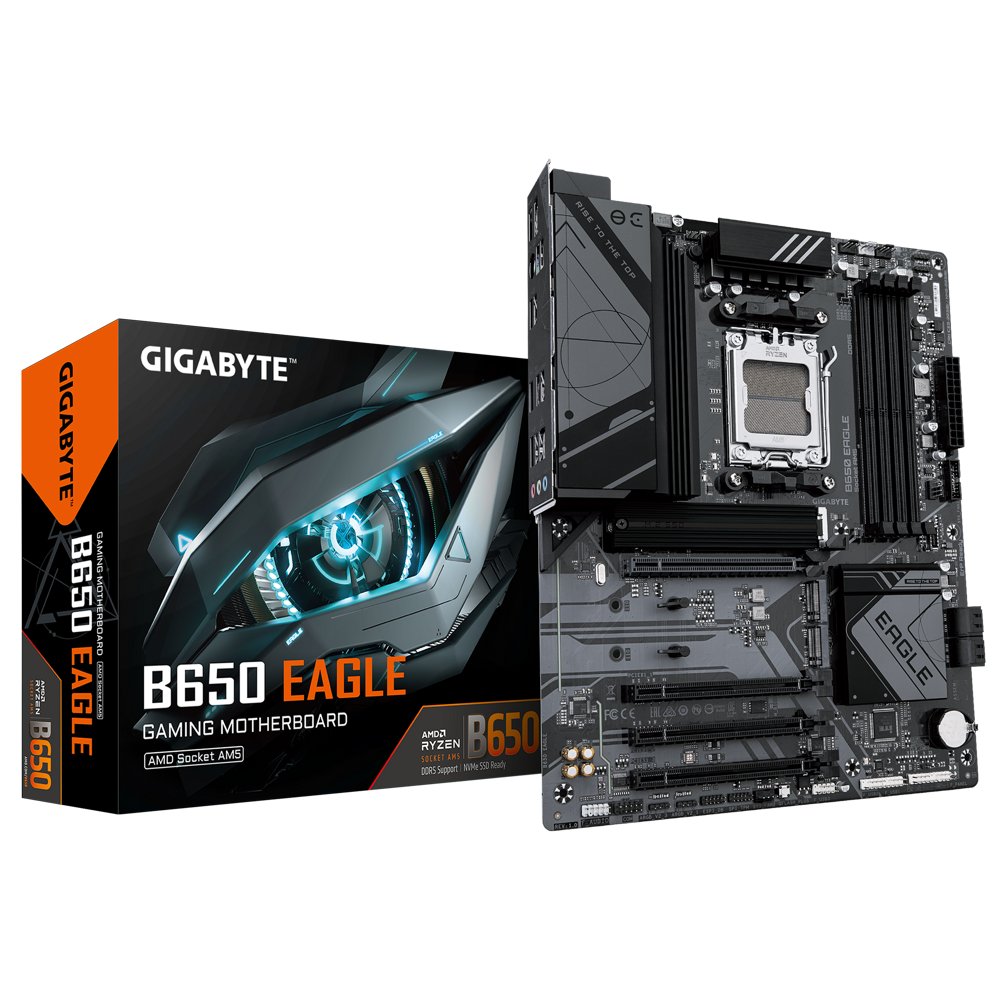 Gigabyte B650 EAGLE | Socket AM5 | AMD B650 | 4xDDR5 | ATX | Moederbord - Matmuis - Matmuis