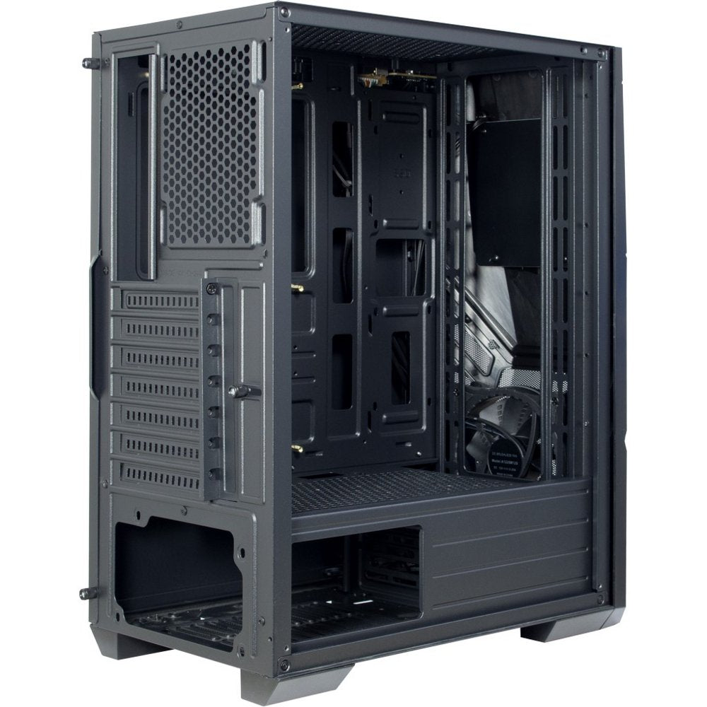 Inter-Tech IT-3303 Hornet RGB | Midi Tower Case | Zwart - Matmuis