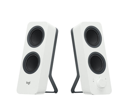Logitech Z207 | 2.0 Luidsprekerset | Bluetooth en 3,5mm | Zwart/Wit - Matmuis - Matmuis
