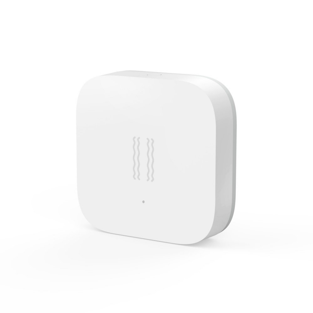 Aqara Vibratiesensor | Detecteert trillingen, kantelingen en bewegingen | Draadloos | Batterijgevoed (CR2032) | Zigbee 3.0 | Compatibel met HomeKit, Alexa, Google Assistant | Wit
