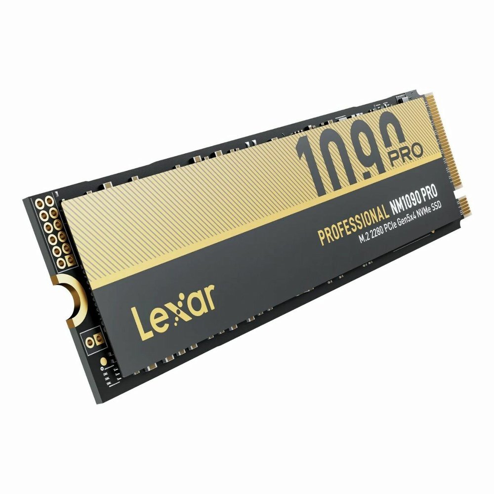 Lexar Professional NM1090 PRO | 1TB NVMe SSD | M.2 | Gen5 | 14.000MB/s Lezen | 10.000MB/s Schrijven - Matmuis