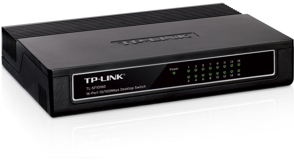 TP-LINK TL-SF1016D | Unmanaged Fast Ethernet Switch | 16 Poorten - Matmuis