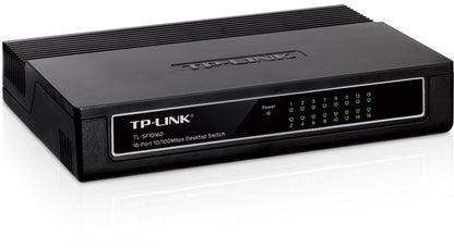 TP-LINK TL-SF1016D | Unmanaged Fast Ethernet Switch | 16 Poorten - Matmuis