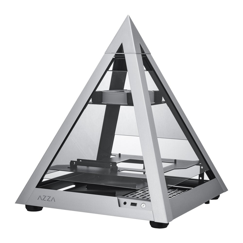Azza Pyramid Mini | Mini-ITX Case | Grijs/Zwart