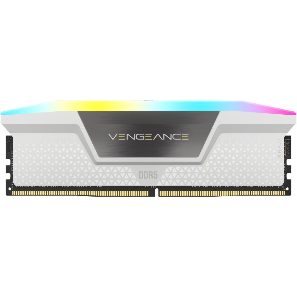 Corsair Vengeance RGB Wit | 32GB 2x16GB DDR5 | 6000MHz | DIMM | CL40 | Geheugenmodule | RAM - Matmuis - Matmuis