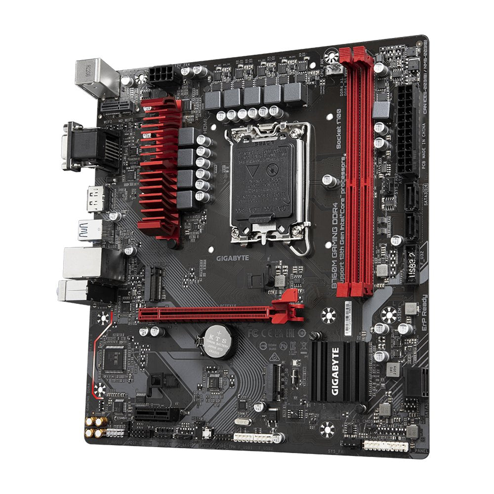 Gigabyte B760M GAMING DDR4 | Socket LGA 1700 | Intel B760 | 4xDDR4 | Micro-ATX | Moederbord - Matmuis - Matmuis