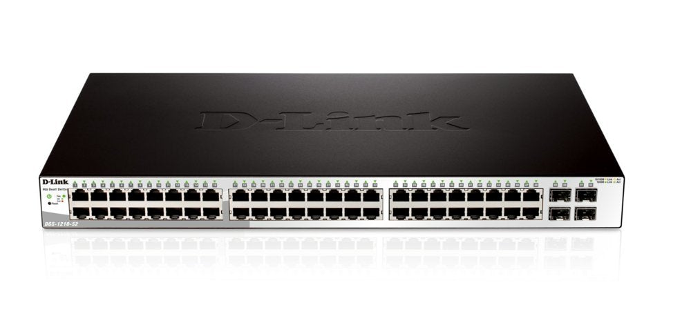 D-Link DGS-1210-52 netwerk-switch Managed L2 Gigabit Ethernet (10/100/1000) 1U Zwart - Matmuis
