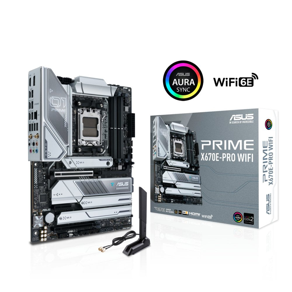 ASUS PRIME X670E-PRO WIFI | Socket AM5 | Intel X670 | 4xDDR5 | ATX | Moederbord - Matmuis - Matmuis