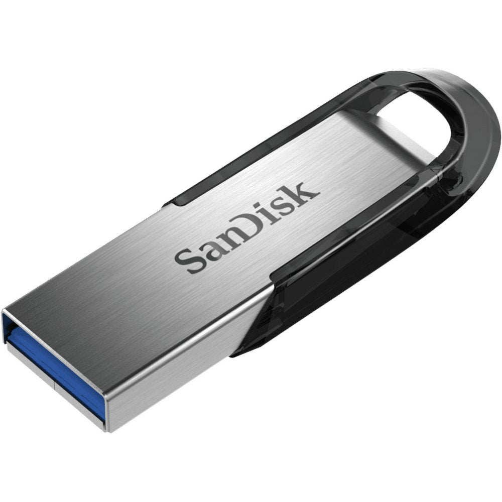 SanDisk Ultra Flair | 16GB USB-A 3.2 Flash Drive | Zwart/Zilver - Matmuis
