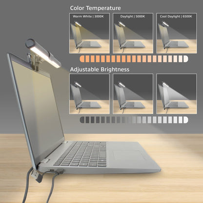 ACT AC8050 | Clip-on Laptop LED-lamp | Dimbaar | Voeding via USB - Matmuis - Matmuis