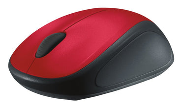 Logitech M235 | Draadloze Muis | Links- en Rechtshandig | RF | 1000 DPI | Rood/Zwart - Matmuis - Matmuis