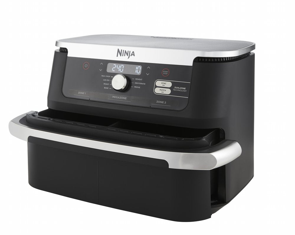 Ninja AF500EU | Airfryer XL Dubbele Mand | 10,4 Liter | 2470 Watt | Zwart - Matmuis - Matmuis
