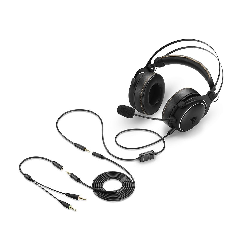 Sharkoon Skiller SGH50 | Over-Ear Gaming Headset 3,5mm Connector | Zwart - Matmuis - Matmuis