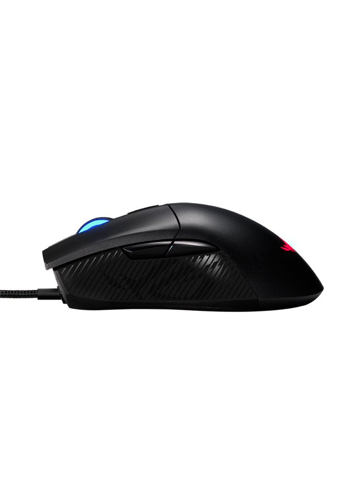 ASUS ROG Gladius II Core | Bedrade Gaming Muis | Rechtshandig | USB-A | 6200 DPI | Zwart - Matmuis - Matmuis