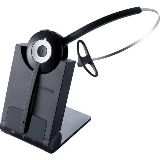 Jabra Pro 920 | Draadloze On-ear Mono Headset | Oplaadstation | Zwart - Matmuis - Matmuis