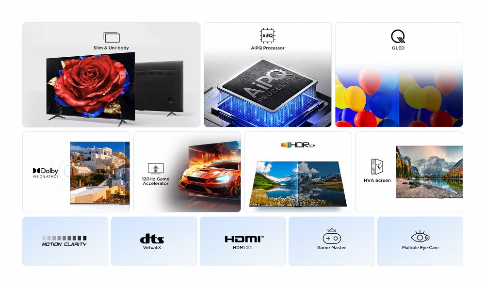 TCL P7K 85P7K | 85" 4K QLED | Google TV | Dolby Vision & HDR10+