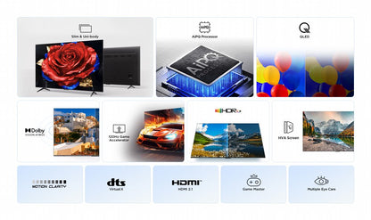 TCL P7K 85P7K | 85" 4K QLED | Google TV | Dolby Vision & HDR10+