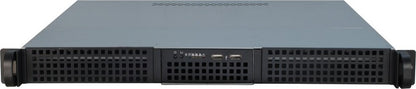 Inter-Tech IPC 1U-10248 | Server Rack Case | Zwart - Matmuis