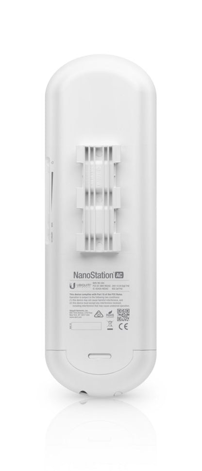 Ubiquiti NanoStation AC | WiFi 5 Outdoor Access Point (airMAX ac) | 450 Mbit/s | PoE (met Injector) | 16 dBi Richtantenne