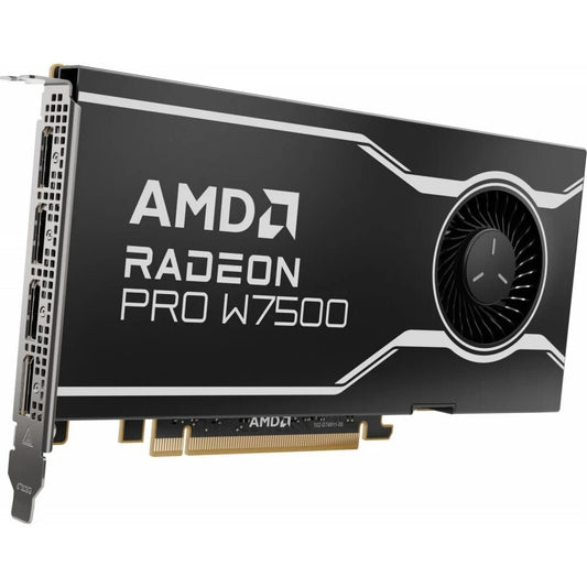 AMD Radeon PRO W7500 | 8GB GDDR6 | PCIe 4.0 x8 | 4x DisplayPort 2.1 | Workstation Videokaart - Matmuis
