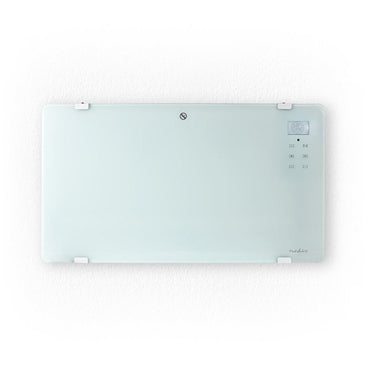 Nedis WIFIHTPL20FWT | Slimme Wi-Fi convectorkachel | 2000 W | Glazen frontpaneel | IP24 | Wit - Matmuis