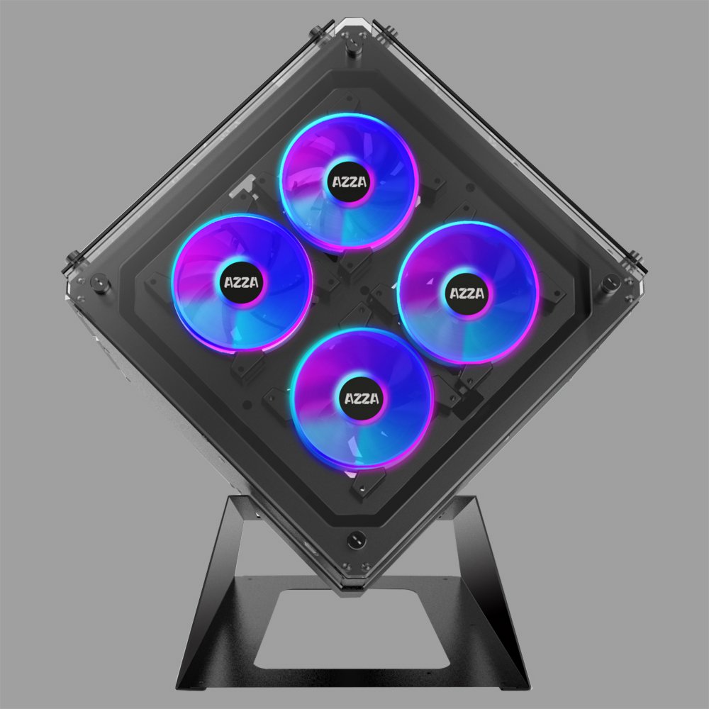 Azza Cube Case 802 | Zwart - Matmuis