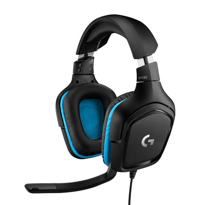 Logitech G432 | Bedrade Over-ear Gaming Headset 3.5mm Connector | 7.1 Surround | Zwart/Blauw - Matmuis - Matmuis