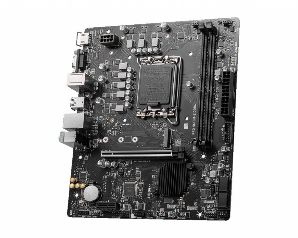MSI PRO H610M-E | Socket LGA 1700 | Intel H610 | 2xDDR4 | Micro-ATX | Moederbord | OPEN BOX