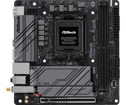 Asrock Z790M-ITX WiFi | Socket LGA 1700 | Intel Z790 | 2xDDR5 | Mini-ITX | Moederbord - Matmuis - Matmuis