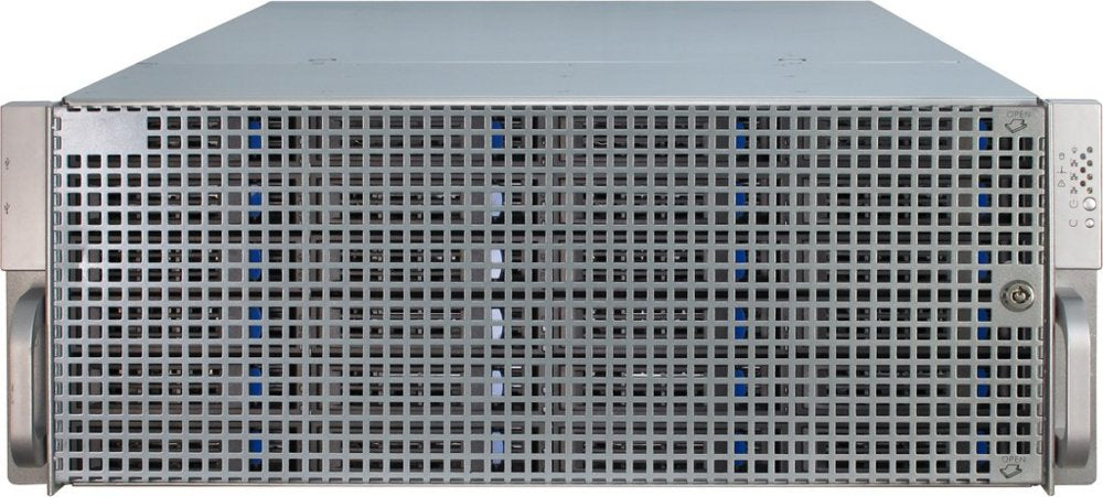 Inter-Tech 4U-4424 | Server Rack Case | Zwart/Zilver - Matmuis
