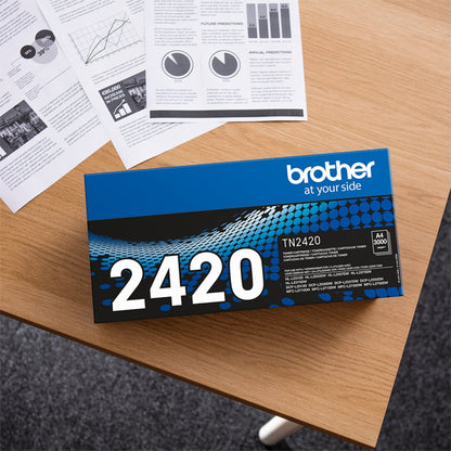 Brother TN-2420 Tonercartridge | Origineel | Zwart | Capaciteit: 3000 Pagina's - Matmuis