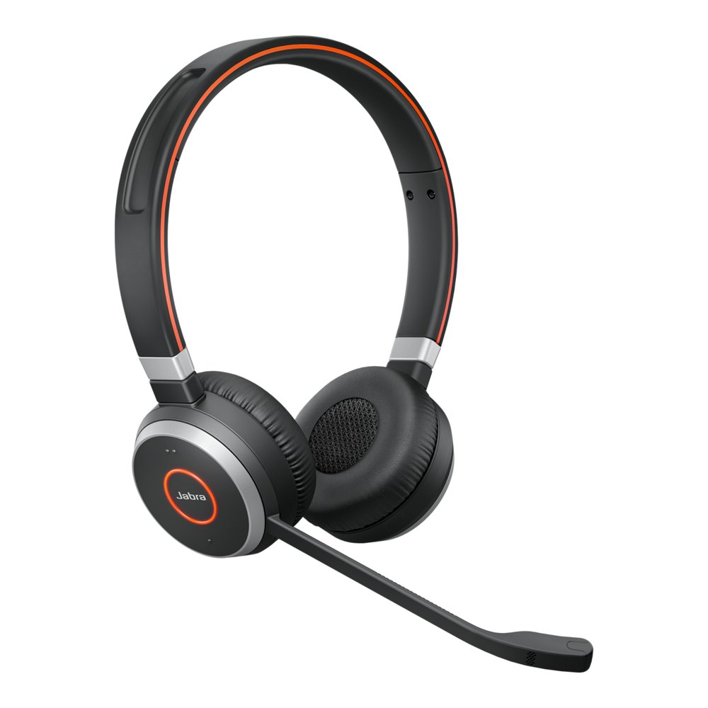 Jabra Evolve 65 SE | Draadloze On-Ear Stereo Headset | Bluetooth | Zwart - Matmuis - Matmuis